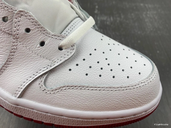 White 1 Jordan 705329-101 Retro Varsity Low Red 1105